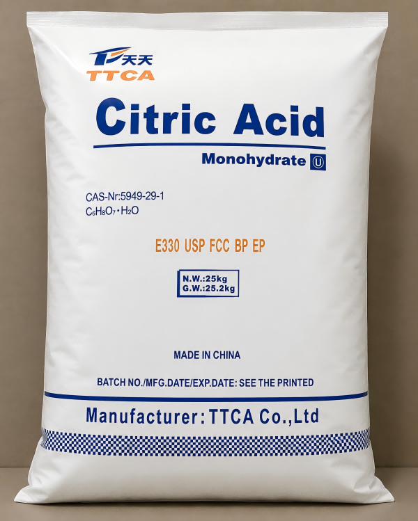 Citric acid monohydrate TTCA brand 